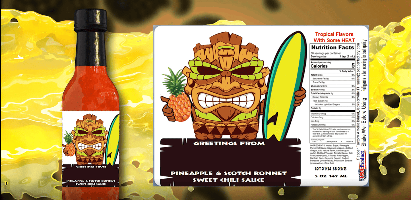 Private Label Gift Bottles of Infused Hot Honey Medium, Hot or Extra Hot, Bottles - Pepper Factory