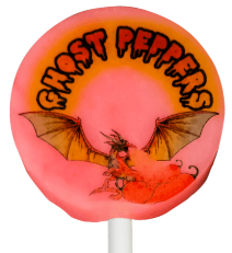 Ghost Peppers and Wild Cherry Lollipops - Pepper Factory