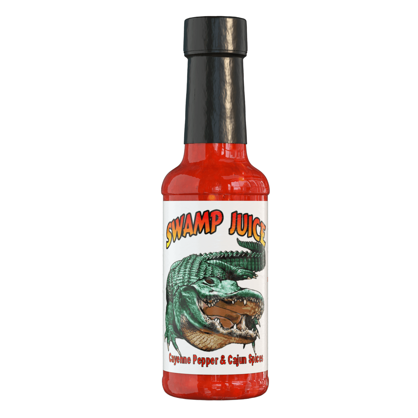 # 1 Swamp juice has Cayenne Peppers and & Cajun flavors, it is a MEDIUM heat sauce. - Pepper Factory