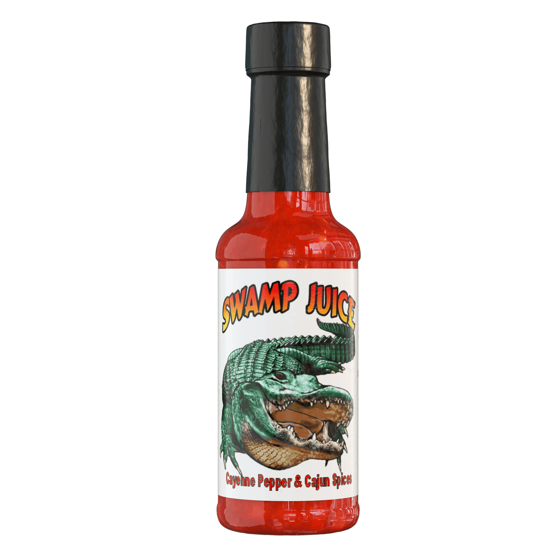 5 oz Swamp juice has Cayenne Peppers and & Cajun flavors, it is a MEDIUM heat sauce. - Pepper Factory