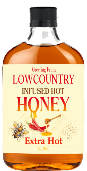 Extra Hot Honey 3 oz Flask, Ghost Pepper Has Great Flavor