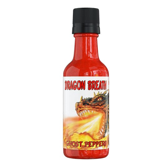 1.7 oz Dragon Breath Hot Sauce, Ghost Peppers, Habanero Peppers Great Table Sauce for Restaurants - Pepper Factory