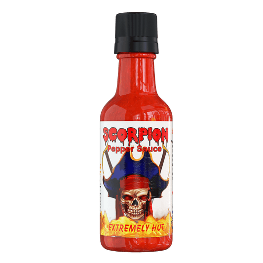1.7 oz Scorpion Pepper Hot Sauce, Scorpion peppers, Ghost peppers It's Got The Heat - Pepper Factory