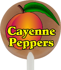 Spicy Peach Lollipops - Pepper Factory