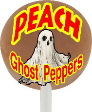 Hot Peach Lollipops