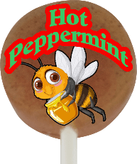 Hot Honey Peppermint Lollipops