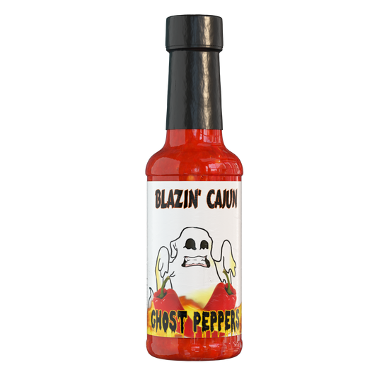 # 6 Blazin' Cajun  Ghost Peppers and Habanero Peppers ,Hot Cajun Spices