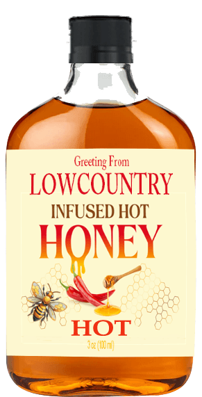 Hot Honey 3 oz Flask, Habanero Infused Hot Honey,USDA Grade "A" Pure Honey